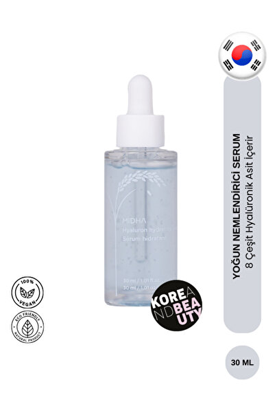 MIDHA Hyaluron (KOREANDBEAUTY) Hydrating Serum | Yoğun Nemlendirici Serum 30 ml