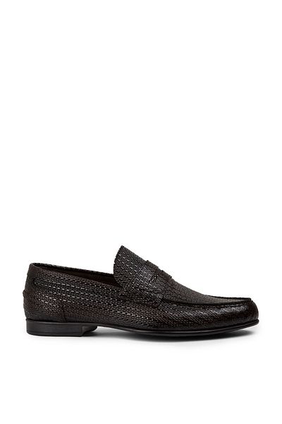 Deery Ανδρικά Loafer Παπούτσια από γνήσιο δέρμα καφέ