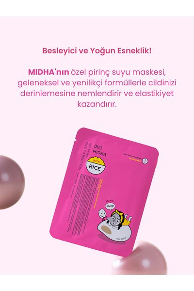 MIDHA Skin Firming Rice Milk Mask 5 Pieces Nutri Firming (Koreandbeauty)