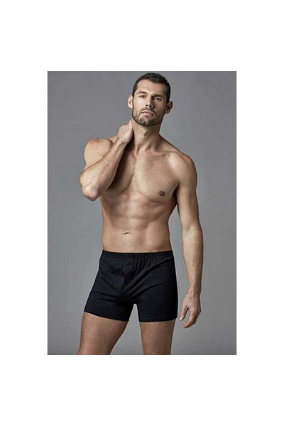 Eros Boxer Ers033 (PACHET DE DOUĂ) - Negru