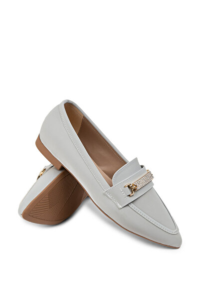 Deery Срібні жіночі туфлі з пряжкою