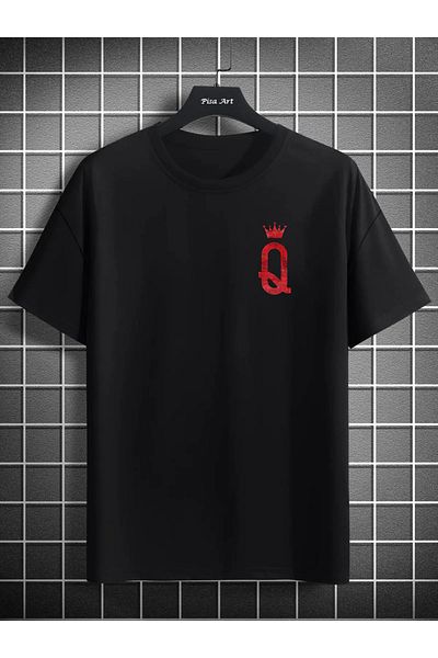 Pisa Art Μαύρο Tshirt Lover Combination