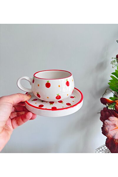 Bayerseramik Seramik El Yapımı Filtre/Nescafe Kahve Fincanı