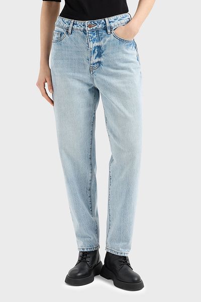 Armani Exchange Cotton Tapered Fit Jeans Shrinkable Leg Jeans Pants Xw 000128   Af12860 Mb001