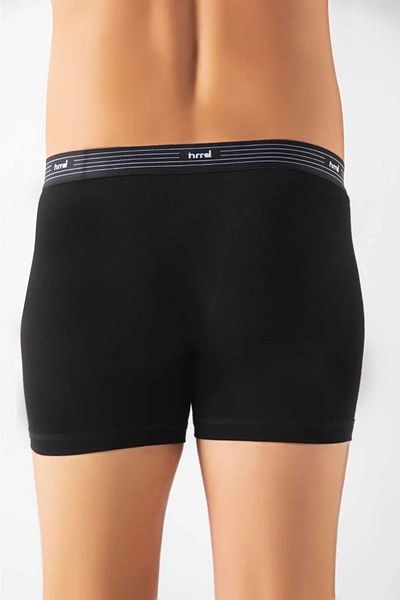 Hmd 423x3 Ανδρικό 3 τεμάχιο Bamboo Boxer-μαύρο