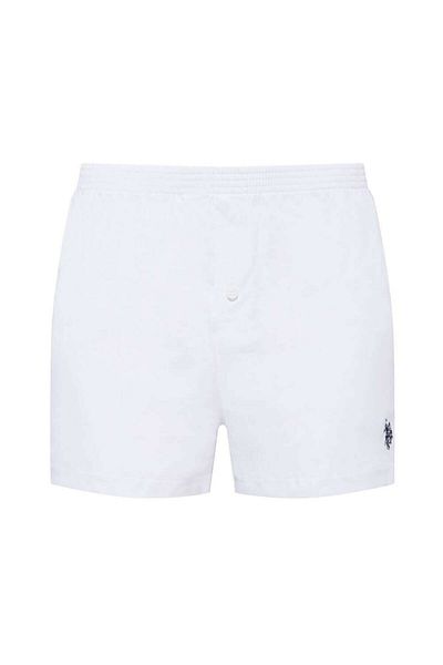 U.S. Polo Assn. US Polo Assn80054 Ανδρικά βαμβακερά μπόξερ-λευκό