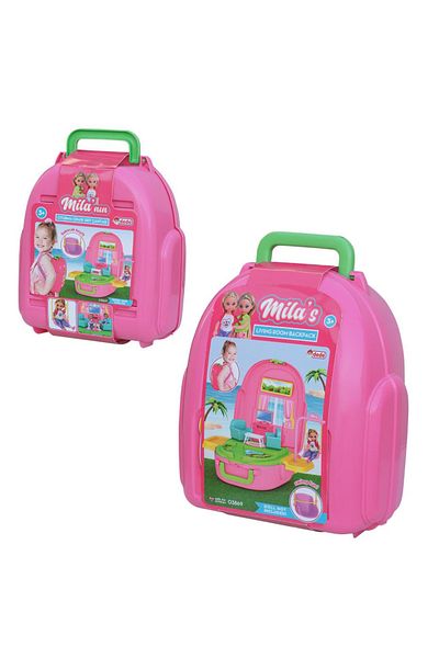 a v d a Mila's Backpack - Living Room, Dollhouse Set (Not a Product)
