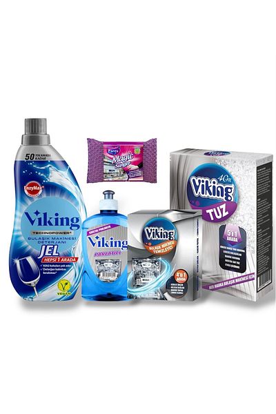 Viking 4-Piece Dishwasher Set + Magic Sponge