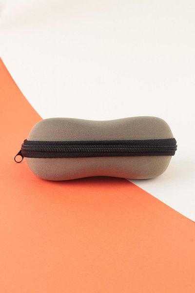By Marine Zippered Glasses Case Khaki
