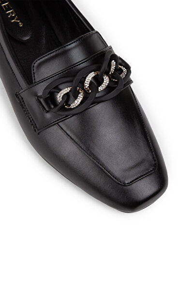 Deery Чорні жіночі туфлі-мокасини