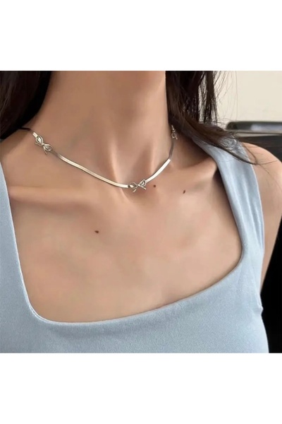 ArtBDesign Kurdele Kolye Kadın Çelik Kolye