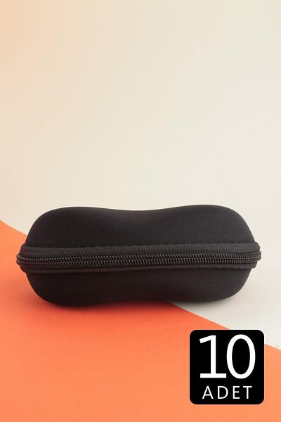 By Marine 10-Piece Zippered Glasses Case Black Fer10luklfr01