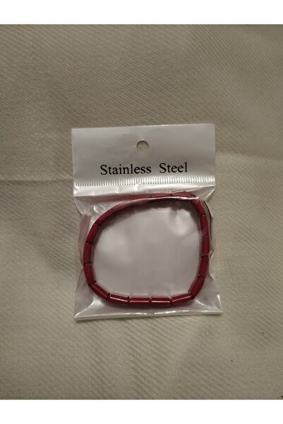 Mercan Kırmızı çelik bileklik