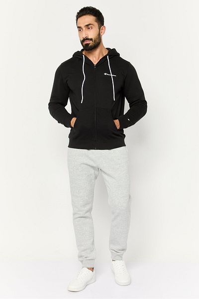 Champion Men Comfort Fit Long Sleeves Training Sweatshirt, Black