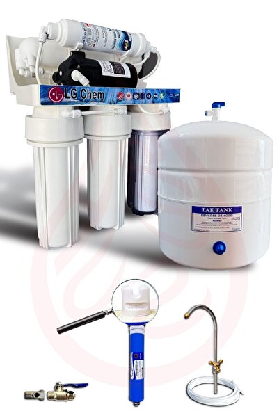 huzursu LG Membran   açık kas su arıtma cihazı 5 aşama pompalı  Çelik Tanklı ...