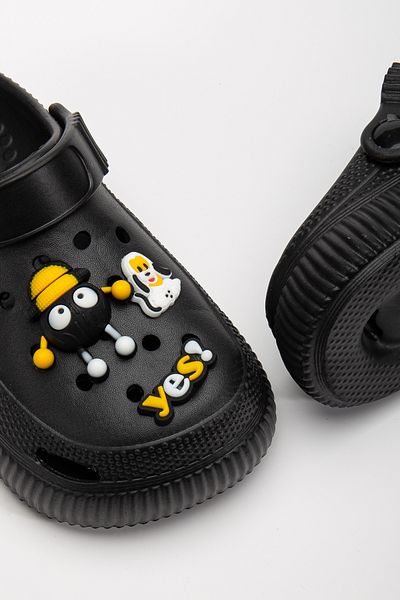 PLN SHOES Παιδικές παντόφλες με 3D Emoji λεπτομέρειες Sabo - Με άνετη σόλα και υψηλής κλίμακας