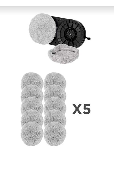 MUFA MuFaBel Cam Temizleme Robotu Bezi 5'li Set (10 adet bez) C, DDC, S8 Uyumlu Mikrofiber Bez