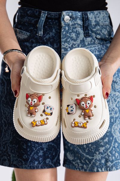 PLN SHOES Παιδικές παντόφλες με 3D Emoji λεπτομέρειες Sabo - Με άνετη σόλα και υψηλής κλίμακας