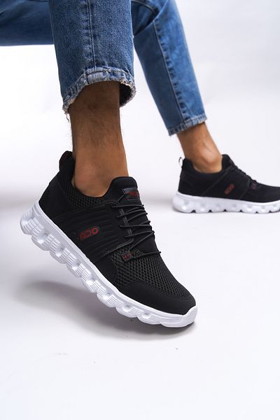 Riccon ξιλγκέιρος 0012066   Ανδρικό Sneaker - Μαύρο Κόκκινο