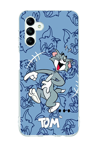 moonset Samsung Galaxy M34 5G Uyumlu Tom Tasarımlı Baskılı Şeffaf Telefon Kılıfı