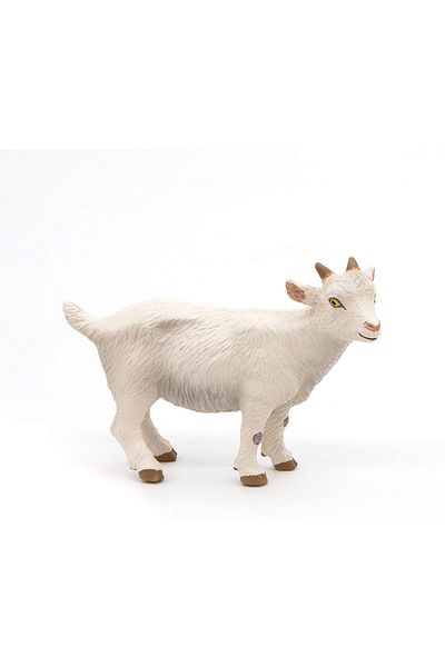 Papo White Goat Figurine