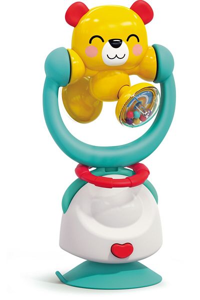 Jucarii Bebe BABY TOY WITH SUCTION CUP AND RATTLE TEDDY BEAR
