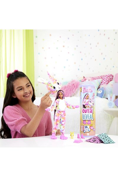 mattel BARBIE PAPUSA BARBIE CUTIE REVEAL IEPURAS