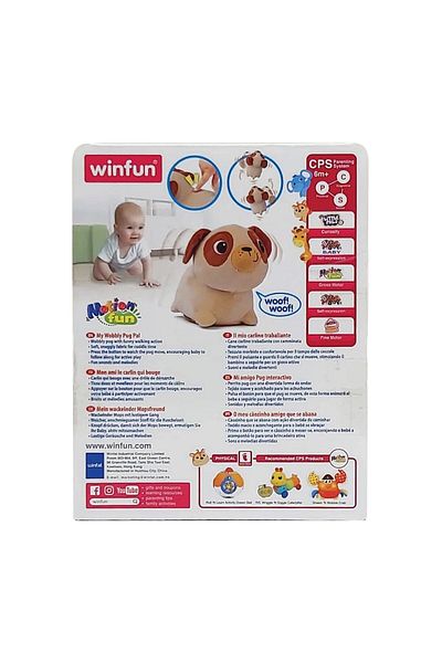 WINFUN Interactive Pug Puppy Toy