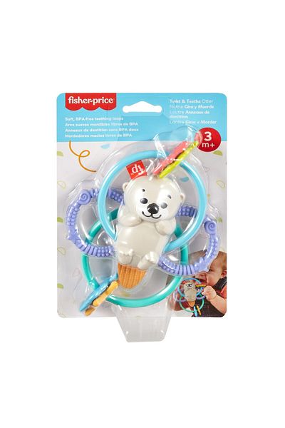 mattel FISHER PRICE OTTER TEETHING TOY