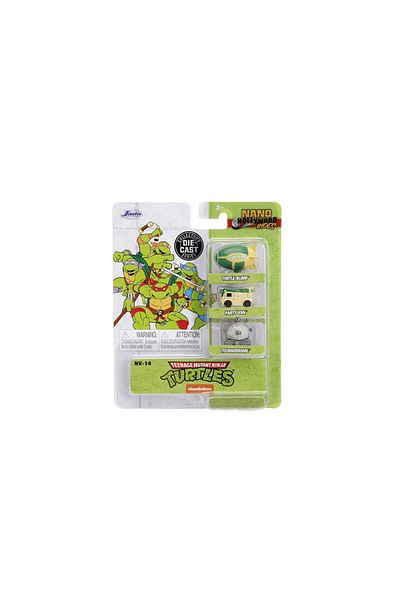 Toys JADA SET OF 3 METAL CARS NINJA TURTLES 4CM