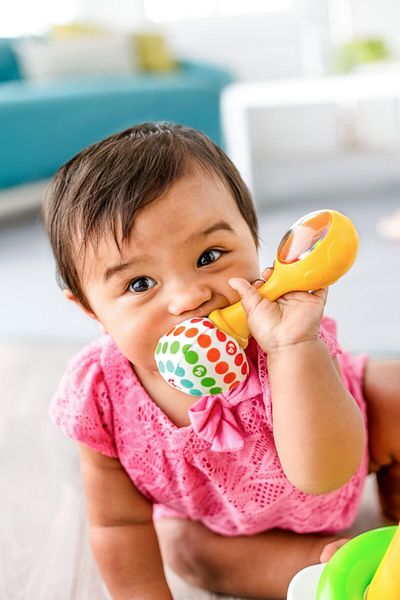mattel FISHER PRICE SET 2 MARACAS RINGS