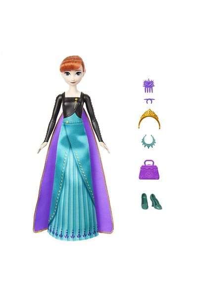 mattel DISNEY FROZEN SPIN AND REVEAL PAPUSA ANNA