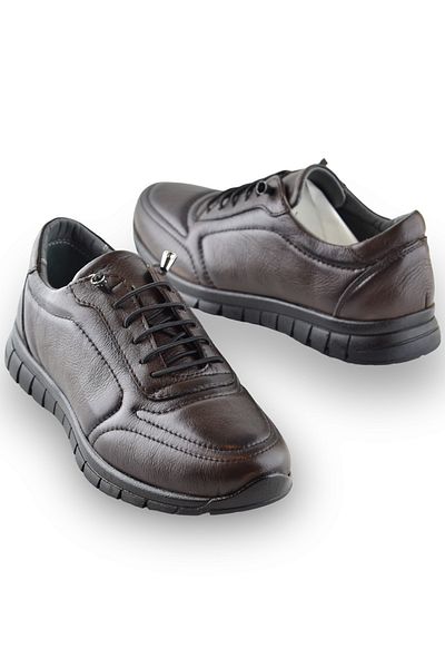 ISPARTALILAR 909 Full Orthopedic Sole Genuine Leather Men's Shoes Women's Shoes Anti-Slip Sole Unisex Shoe Rubber