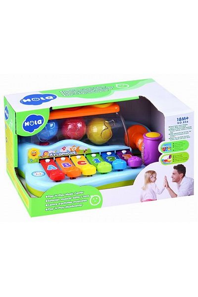 Hola XYLOPHONE WITH BALLS AND HAMMER