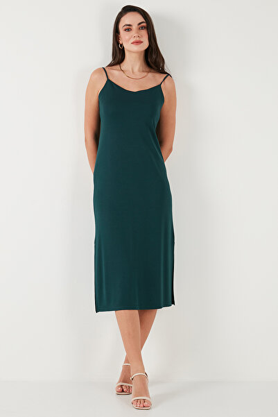 Lela Φόρεμα μίντι με κανονική εφαρμογή με σχισμή με σχοινί 5866128