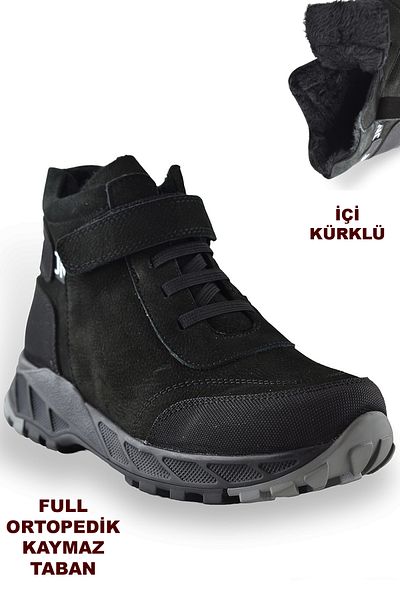 ISPARTALILAR 3564 Orthopedic Outdoor Boy's Boat Shoes Αντιολισθητική σόλα