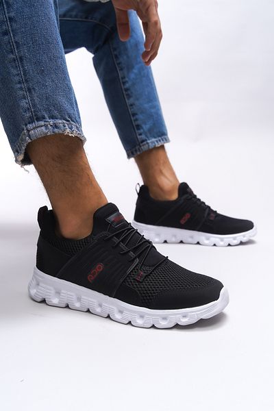 Riccon ξιλγκέιρος 0012066   Ανδρικό Sneaker - Μαύρο Κόκκινο