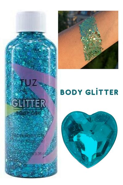 TUZ Face and Body Glitter Body Glitter Gel 100 ml