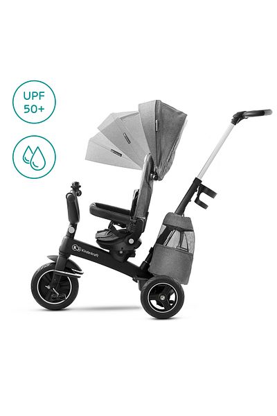Kinderkraft TRICICLETA KINDERKRAFT EASYTWIST, PLATINOVĚ ŠEDÁ