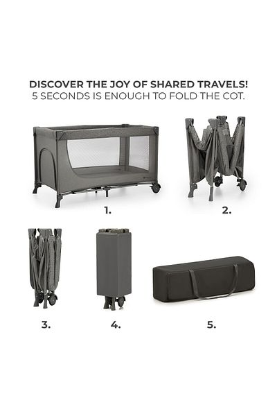Kinderkraft PATUT TRAVEL KINDERKRAFT JOY2, FARA ACCESORII, DARK GREY