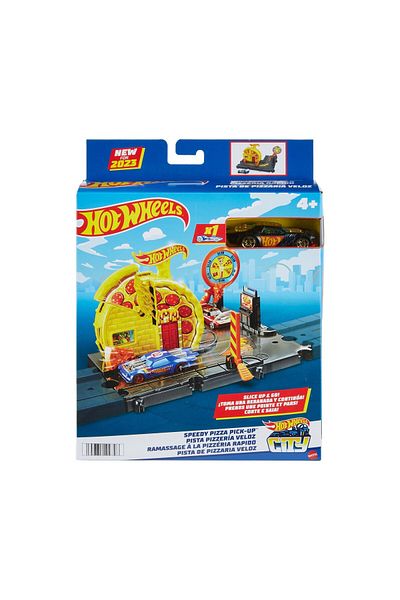 mattel HOT WHEELS CITY EXPLORER SPEEDY PIZZA PICK UP