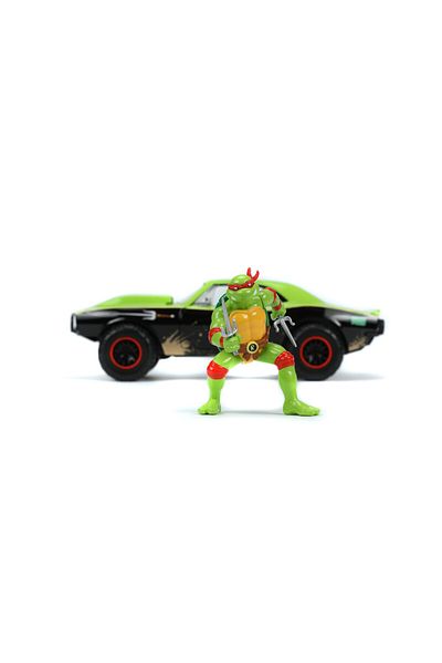 Simba JADA MASINUTA METALICA TESTOASELE NINJA RAPHAEL CHEVY CAMARO 1:24