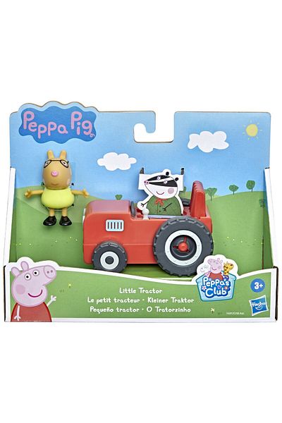 Peppa Pig VEHICLE WITH SMALL TRACTOR FIGURINE