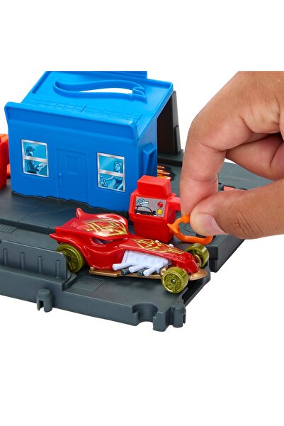 mattel HOT WHEELS CITY EXPLORER PISTA ČERPACÍ STANICE SHIFT