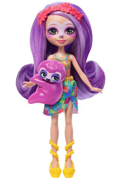 mattel Enchantimals Dolls and Animals Sabindra Sloth and Hang