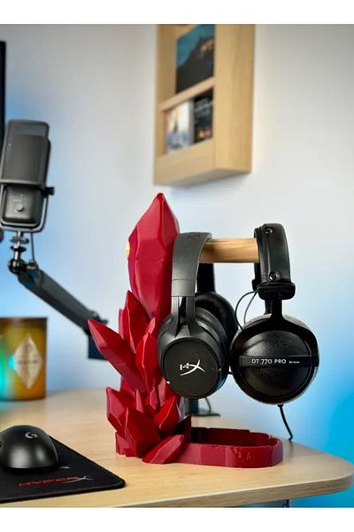 3D Brothers Crystal Headphone Stand