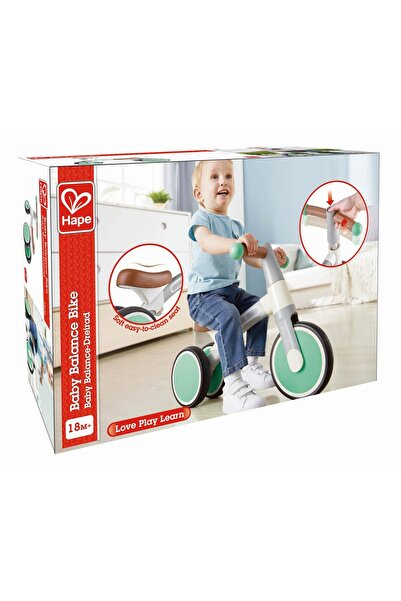 Evelise HAPE BICICLETA DE ECHILIBRU VERDE CU 3 ROTI