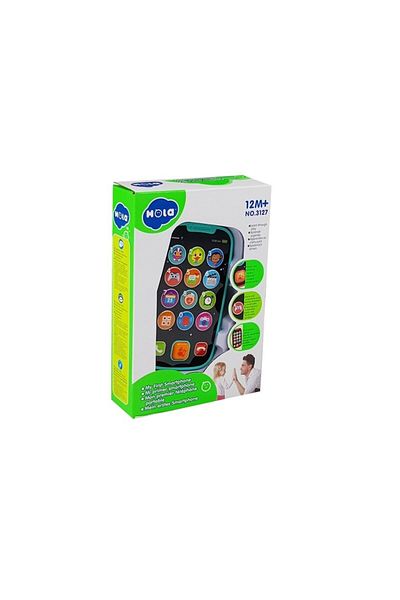 Jucarii Bebe MY FIRST GREEN SMARTPHONE WITH MUSIC AND LIGHTS