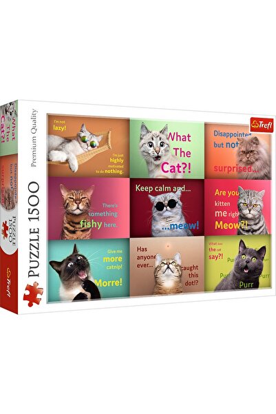 Trefl Puzzle 1500 Pisicute Amuzante