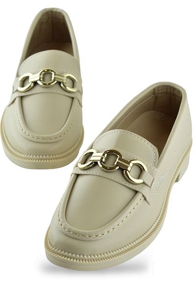 ISPARTALILAR 284S Comfortable Sole Buckle Casual Women's Ballerinas - Laofer Morgül Women's Shoes